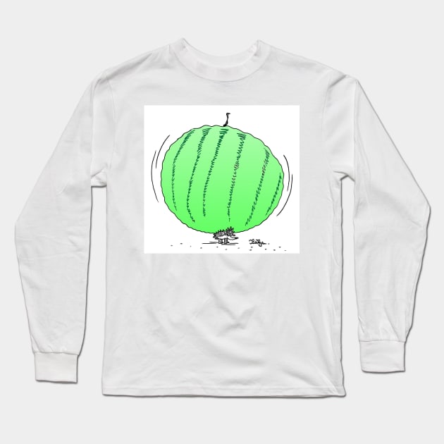 hedgehog Long Sleeve T-Shirt by varus